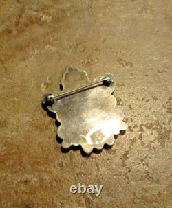 1 5/8 EXCELLENT Old Pawn Zuni Sterling Silver Multi-Stone KACHINA DANCER Pin