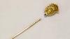18 Ct Yellow Gold Native American Pin Brooch A6233