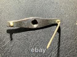 1930s -OLDPAWNNATIVEAMERICANNAVAJO- 925 WHIRLING LOGSBROOCHPIN #K167