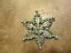 2 1/2 Marvelous Old Pawn Zuni Sterling Petit Point Turquoise Cluster Pin