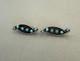 2 Old Pawn Zuni Sterling Silver And Turquoise Pins