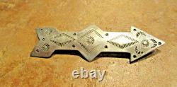 3 Old Pawn Navajo Sterling Silver Stamped Design ARROW Pin