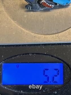 32. Vintage 925 Sterling Silver COWBOY BOOT Turquoise Coral Lapel pin 33mm