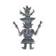 40's-50's Navajo Stamped Silver Kachina Pin