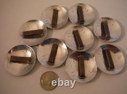9 Vintage NATIVE AMERICAN Sterling Silver MAN IN THE MAZE Belt CONCHOS Handmade
