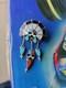 925 Zuni Mop Coral Turquoise Multi-stone Inlay Pendant Or Pin R. L. Hallmark