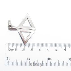 ALVIN NAVAJO Old Pawn 925 Sterling Silver Vintage Bird Tribal Pin Brooch