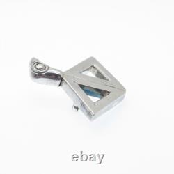 ALVIN NAVAJO Old Pawn 925 Sterling Silver Vintage Bird Tribal Pin Brooch