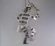 Authentic Old Billie Ray Hawee Hopi Sterling Silver Koshare Clown Kachina Pin