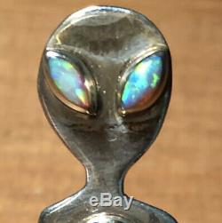 Alien vandever navajo indian native american pin/brooch/lapel/converter/pendant