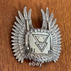 Andy Lee Kirk Navajo Isleta Pendant Brooch sterling silver Tufa Cast Figure 12