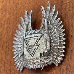 Andy Lee Kirk Navajo Isleta Pendant Brooch sterling silver Tufa Cast Figure 12