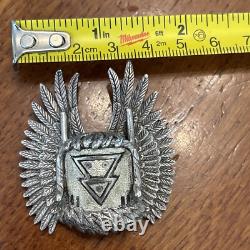 Andy Lee Kirk Navajo Isleta Pendant Brooch sterling silver Tufa Cast Figure 12