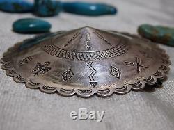 Antique HOPI 1930+ Stampd STERLING Silver PIN 2&5/16 Bell Trading ThunderBirds