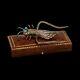 Antique Vintage 925 Sterling Silver Native Zuni Turquoise Grasshopper Pin Brooch
