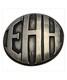 Attributed To Sam Roanhorse Zuni House Sterling Silver Engraved Pin Brooch