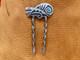 Beautiful Vintage Native American Zuni Silver Bird Hair Pin