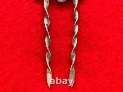 Beautiful Vintage Native American Zuni Silver Bird Hair Pin