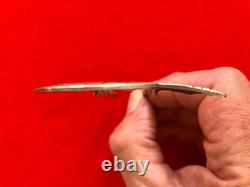 Beautiful Vintage Native American Zuni Silver Bird Hair Pin