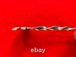Beautiful Vintage Native American Zuni Silver Bird Hair Pin