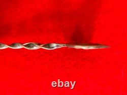 Beautiful Vintage Native American Zuni Silver Bird Hair Pin