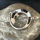 Black Turquoise Gecko Lizard Navajo Sterling Silver Inlay Pin Pendant 1.5 20226