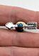 Clarence Russel Lee Handmade Navajo Sterling Silver Turquoise Arrow Pin Tie Tack