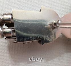 Collectible Rare HU CHU TSE (Navajo) 3D Mid Century Pin Pendant