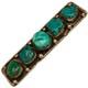 Collectible1950s Navajo Cerrillos Turquoise Sterling Silver Pin Brooch