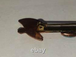 Copper Tomahawk Axe Pin Turquoise New Mexico Souvenir Vintage