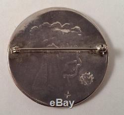 Dalton Taylor Vintage Divine Hopi Kachina Sterling Silver Pin Brooch