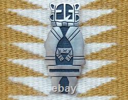 Edward Phillips Lomahongva Sterling Diety Pendant Pin Hopi Arts Crafts Guild