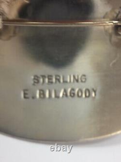 Ernist T Bilagody Sr. Turquoise Pin Brooch Sterling Silver