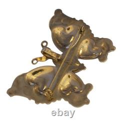 Expertly Carlisle Navajo Sleeping Beauty Turquoise Butterfly Pendant Brooch