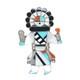 Frank Lahaleon Zuni Sterling Silver Kachina Pendant/pin Channel Inlay