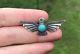 Fred Harvey Thunderbird Brooch Pin Old Pawn Sterling Silver Turquoise Bird