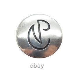 George Kee Navajo Alice Owens Old Pawn Sterling Silver Vintage Tribal Pin Brooch