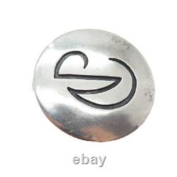 George Kee Navajo Alice Owens Old Pawn Sterling Silver Vintage Tribal Pin Brooch