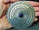 Harold James Native American Lapis Sterling Silver Stamped Concho Pin Brooch 3