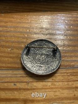 HOPI Vintage Sterling Silver Stamped. 925 Brooch Pin, 1.33 Signed (M). 925 12g
