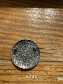 HOPI Vintage Sterling Silver Stamped. 925 Brooch Pin, 1.33 Signed (M). 925 12g