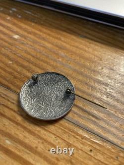 HOPI Vintage Sterling Silver Stamped. 925 Brooch Pin, 1.33 Signed (M). 925 12g