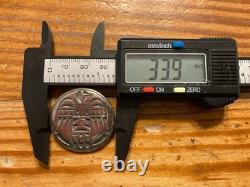 HOPI Vintage Sterling Silver Stamped. 925 Brooch Pin, 1.33 Signed (M). 925 12g