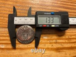 HOPI Vintage Sterling Silver Stamped. 925 Brooch Pin, 1.33 Signed (M). 925 12g