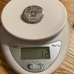 HOPI Vintage Sterling Silver Stamped. 925 Brooch Pin, 1.33 Signed (M). 925 12g