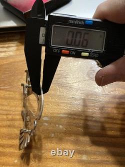 HUGE 3 Vintage Hopi Navajo Sterling KOKOPELLI Dancer Pin Brooch 22 Grams