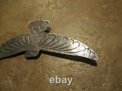 HUGE OLD PAWN Navajo Sterling Silver THUNDERBIRD Pin