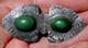 Huge Very Old Pawn Navajo Sterling Silver & Turquoise Stones Arrows Brooch Pin
