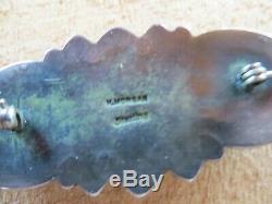 Harry Morgan Vintage Spiny Oyster, Damale Turquoise Pin -dark Patina 20 Grams