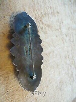 Harry Morgan Vintage Spiny Oyster, Damale Turquoise Pin -dark Patina 20 Grams
